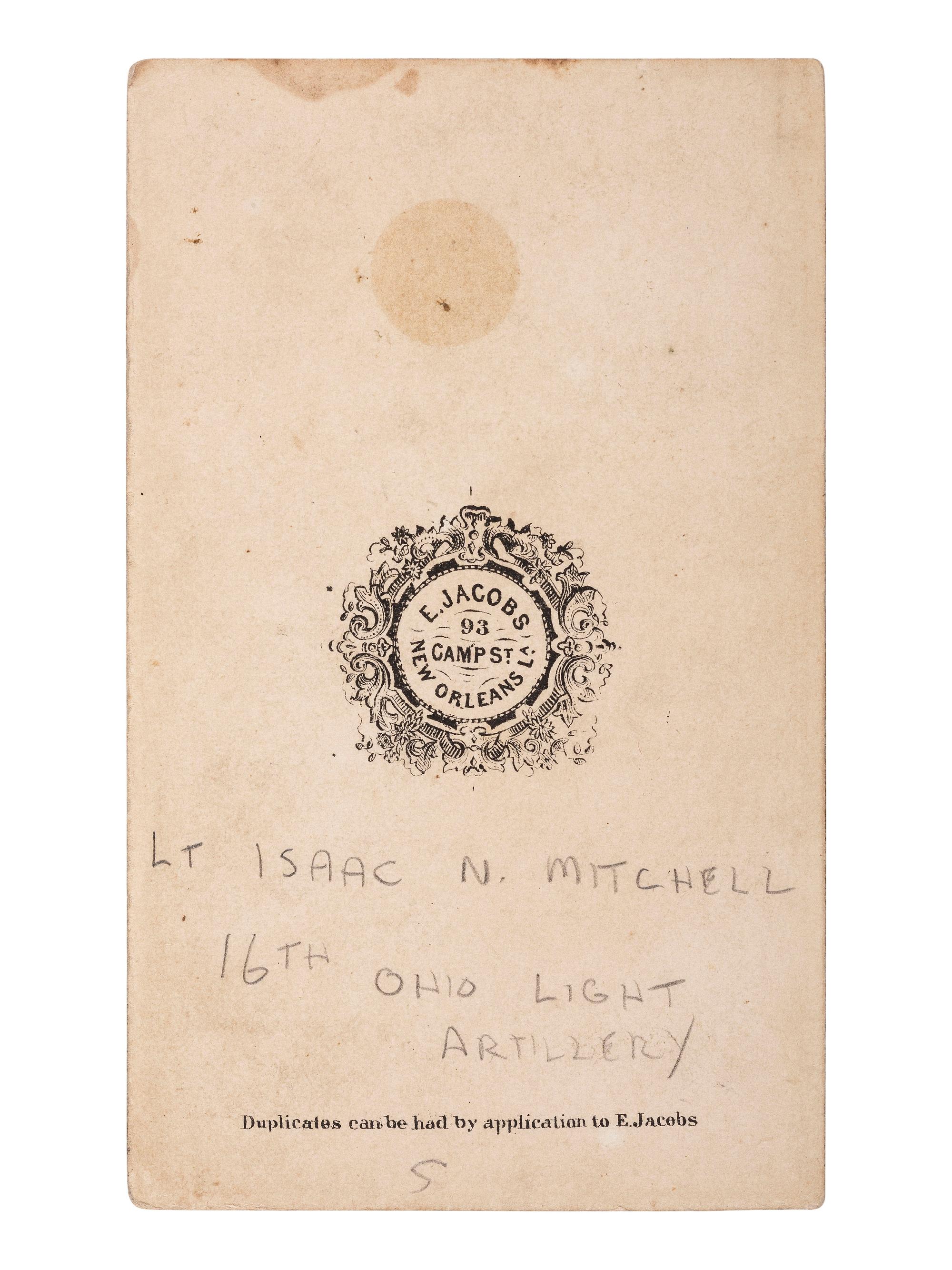 [CIVIL WAR] 16th OH Battery Archive, incl. hand-drawn camp scene, escutcheon, war-date diary, CDVs.