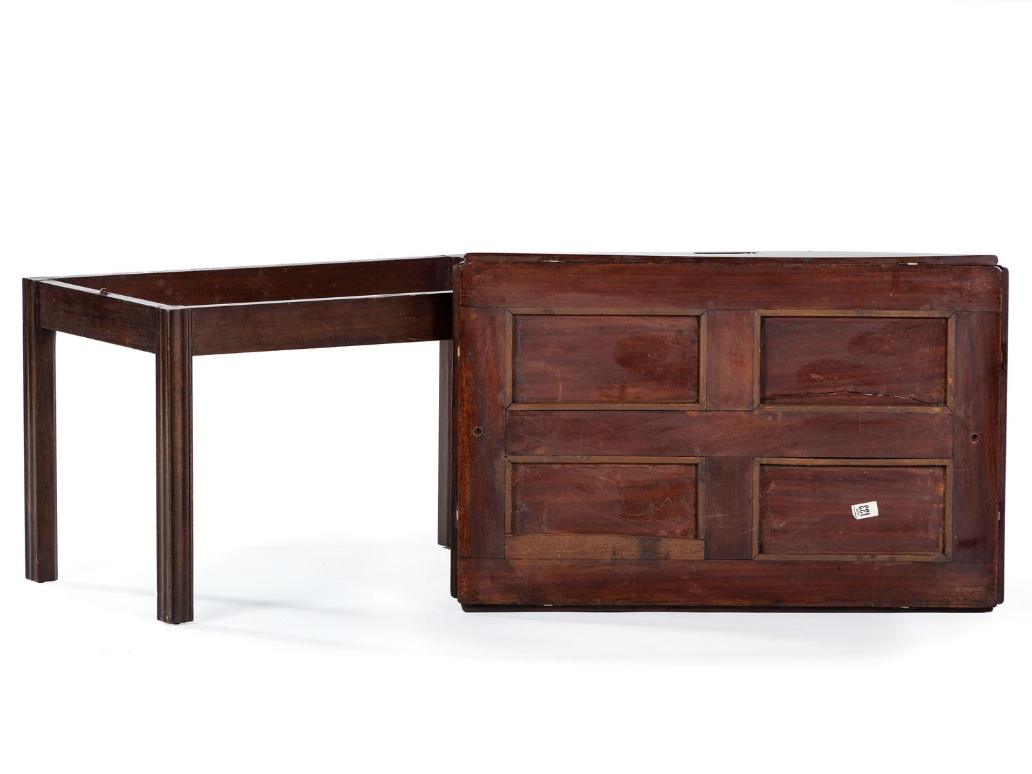 A Mahogany Hinged Butler's Tray Table