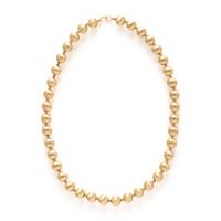 TWO YELLOW GOLD NECKLACES
