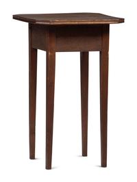A Country Late Federal Molded Cherrywood Work Table