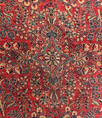 Two Sarouk Wool Rugs