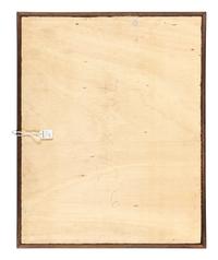 A Continental Tooled and Painted Leather Panel