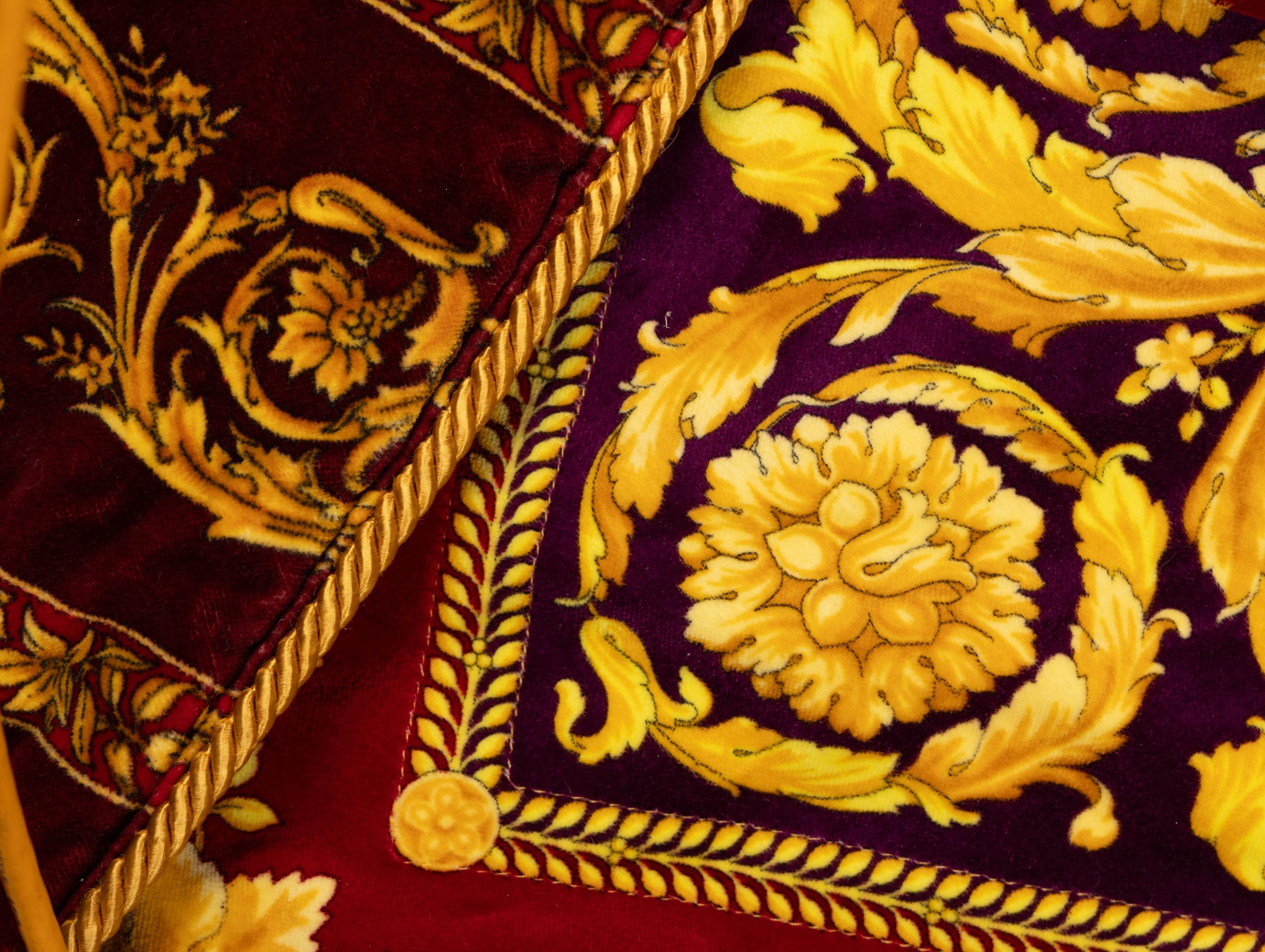 Gianni Versace, Printed Velvet Comforter
