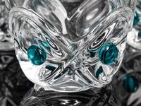 A Set of Sixteen Lalique Flouride Tumblers