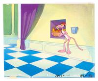 Pink Panther. Pink Panther with a Fruit Basket, ca 1990s.