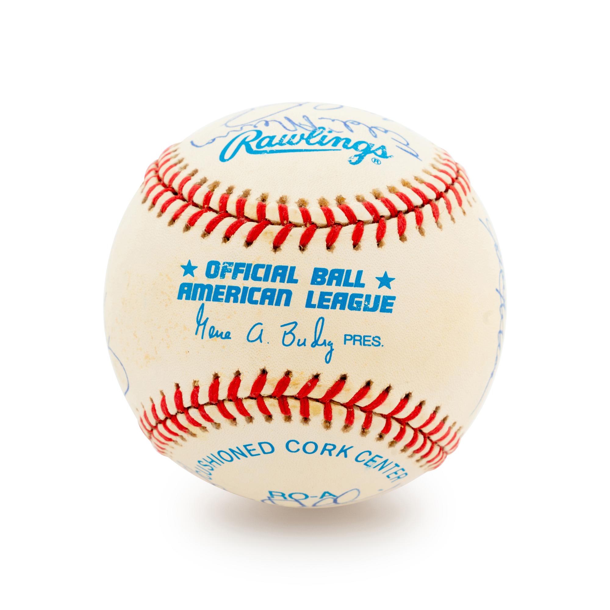 A Group of 19 Los Angeles Angels Signed Baseballs,