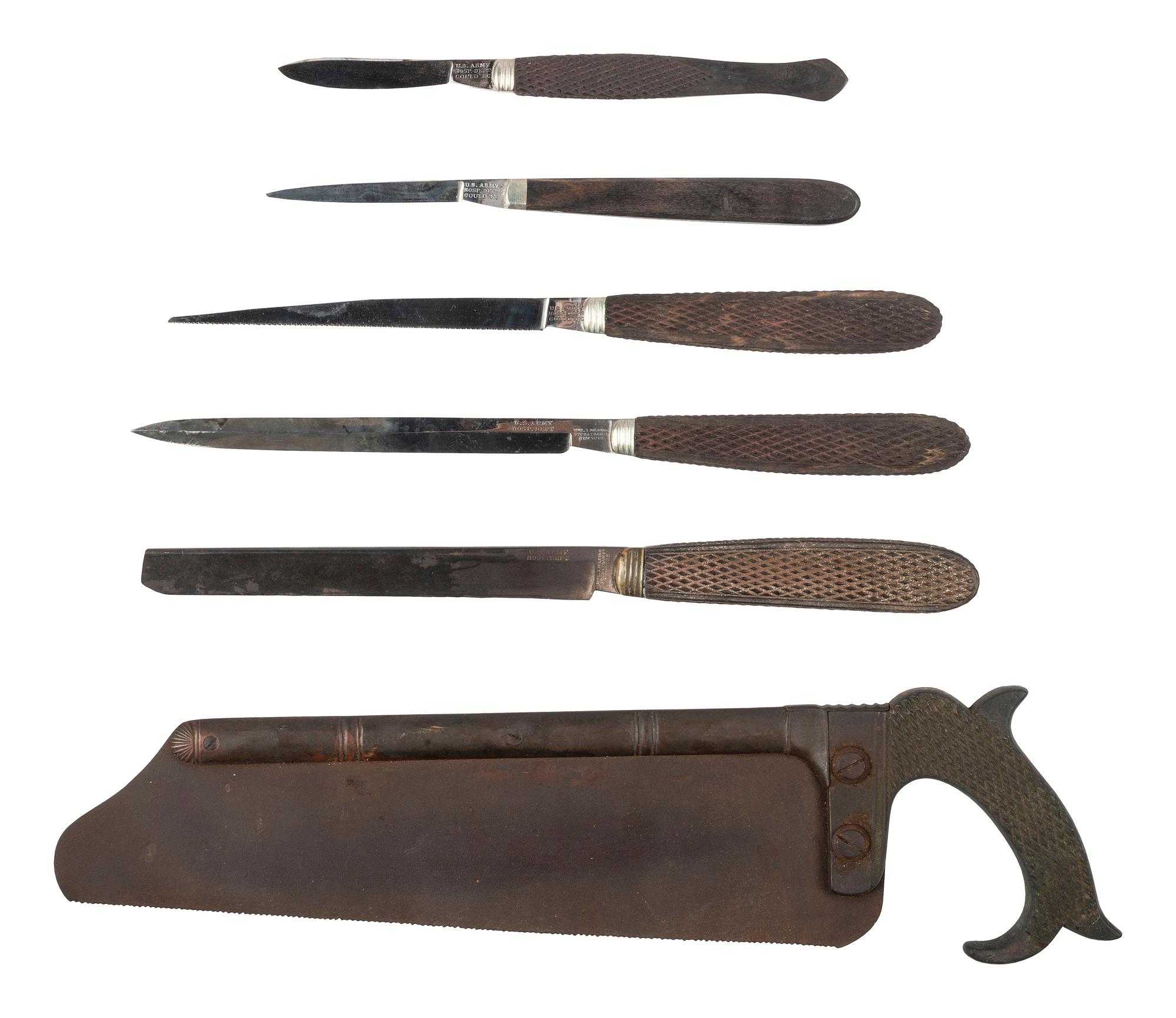 [MEXICAN WAR]. US Army surgical kit identified to Dr. Mariano Samaniego, who served as a surgeon during the Second Franco-Mexican War (1861-1867).