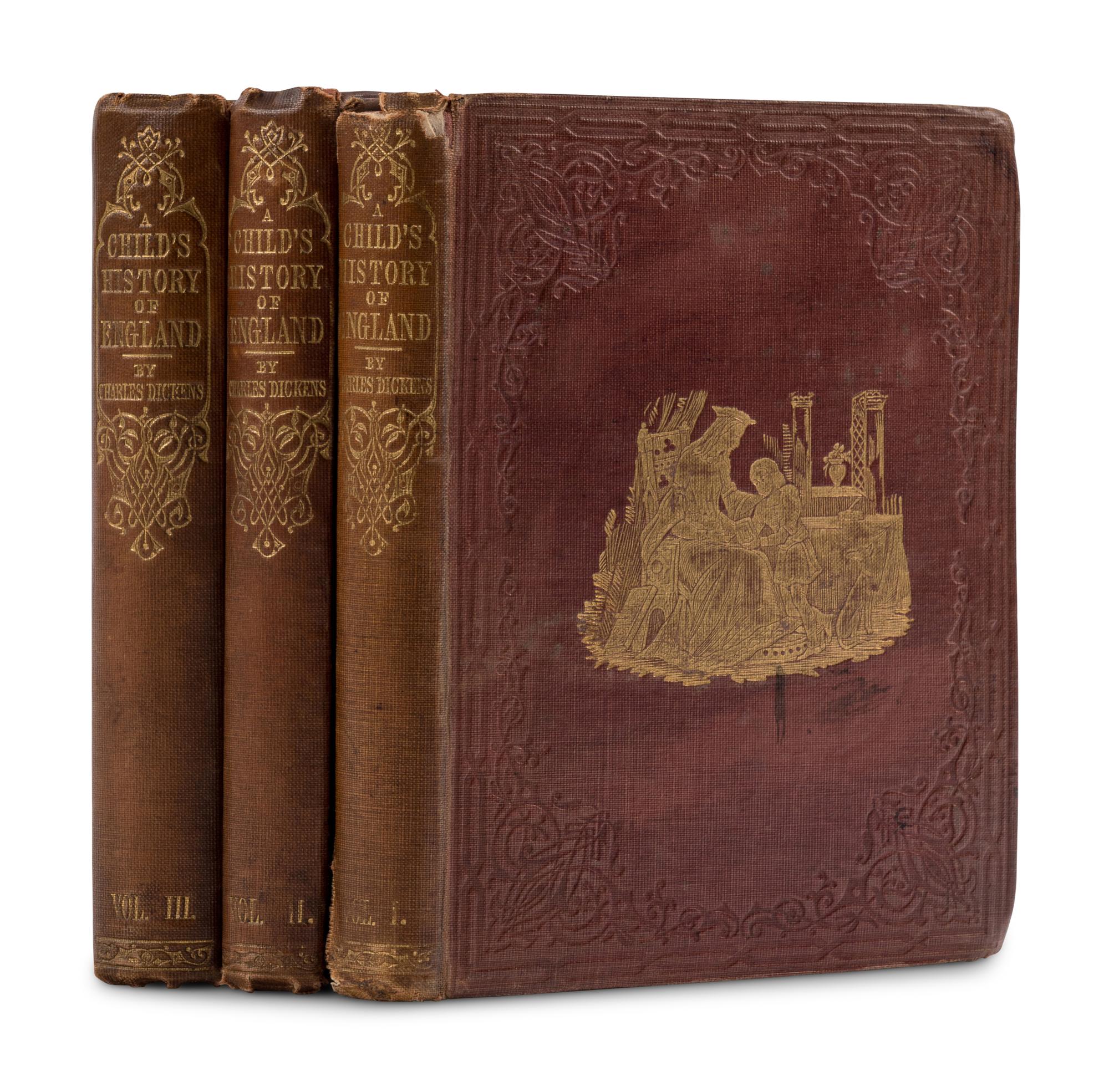 DICKENS, Charles (1812-1870). A Child's History of England. London: Bradbury & Evans, 1852.