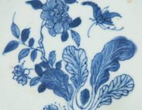 Two Chinese Export Blue and White Porcelain Bowls, a Teapot and a Bud Vase