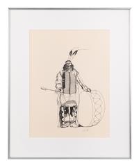 Indian with Drum
