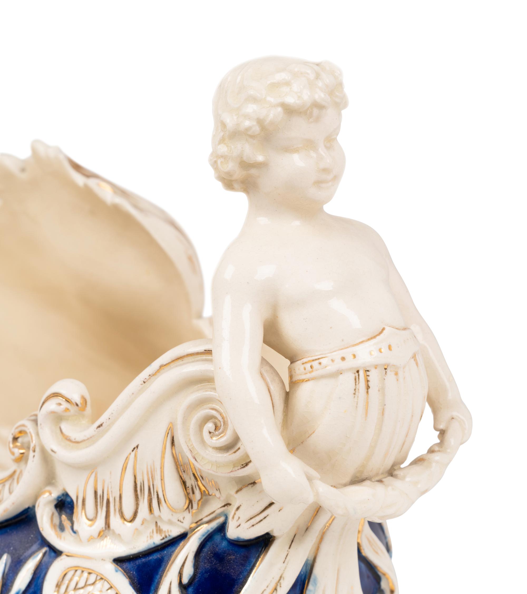 An Eichwald Glazed Ceramic Jardiniere