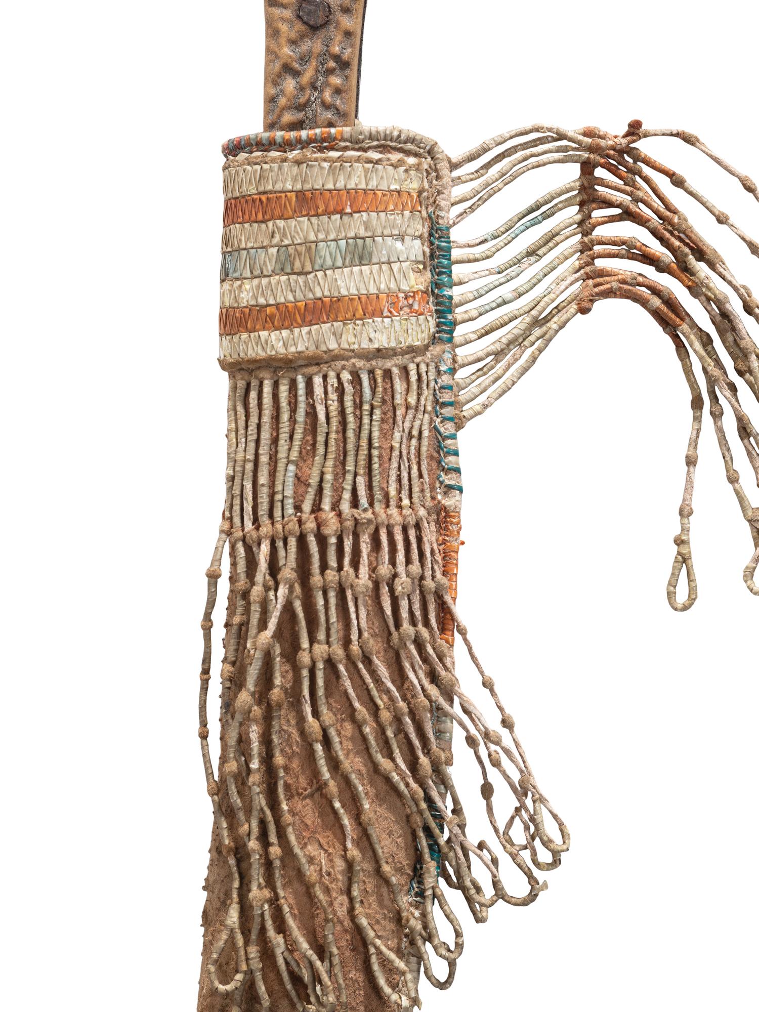 Eastern Plains Quilled Knife Sheath, with Knife