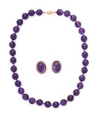 COLLECTION OF AMETHYST JEWELRY