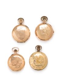 COLLECTION OF HUNTER CASE POCKET WATCHES
