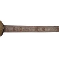 Lot of 2 Ethnographic Swords Including: Nepalese Kora and Chinese Jian
