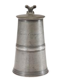 A Scottish Pewter Communion Flagon