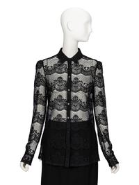 Two Italian Designer Lace Blouses