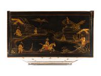 A George III Black-Japanned Chest of Drawers