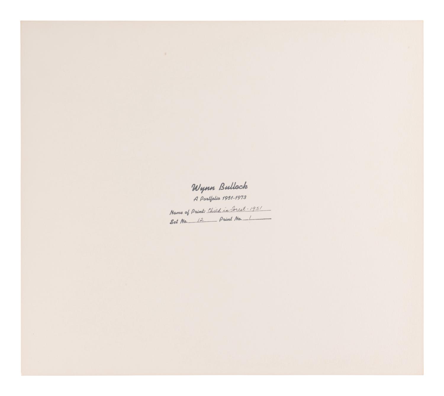 A Portfolio 1951-1973 (complete portfolio of 12); printed 1973