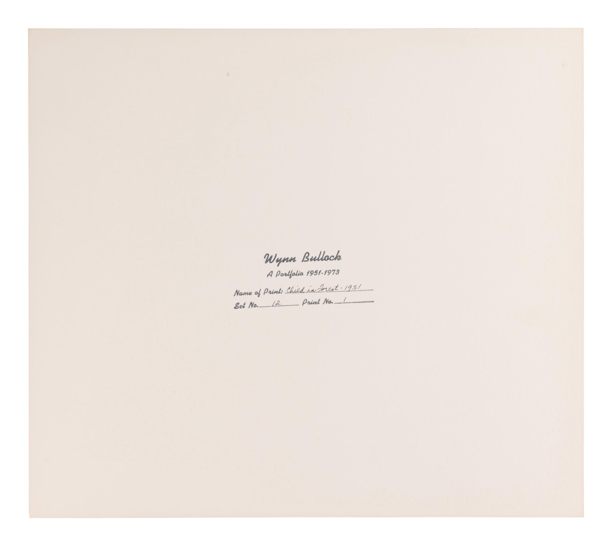 A Portfolio 1951-1973 (complete portfolio of 12); printed 1973