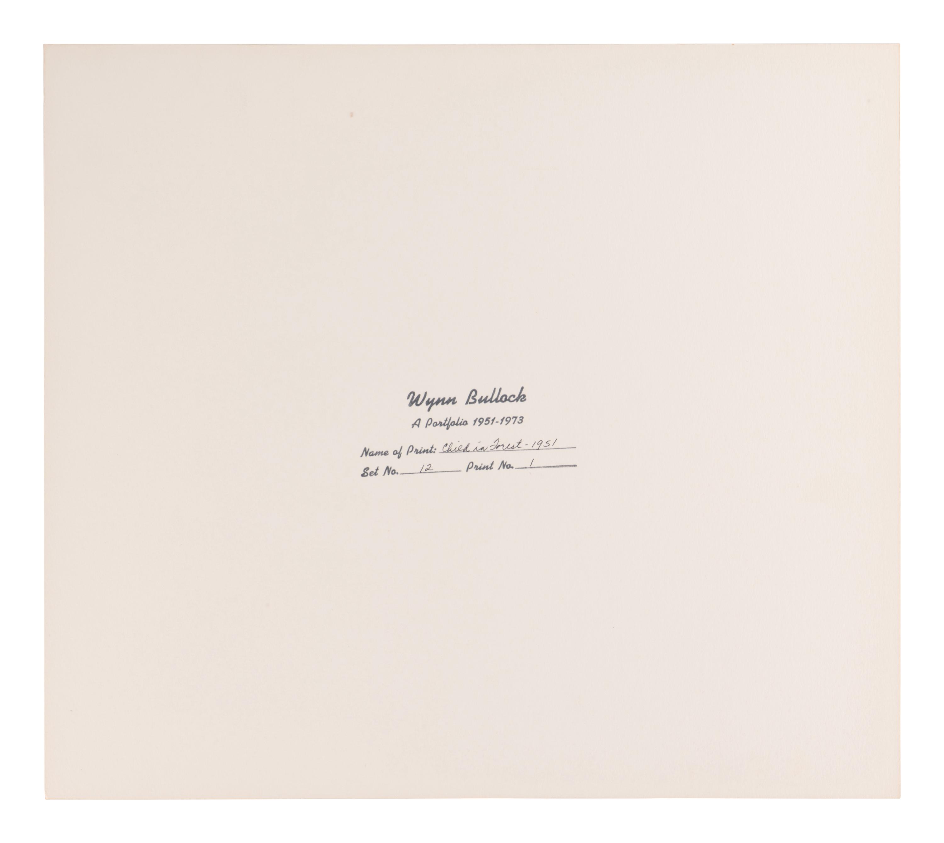 A Portfolio 1951-1973 (complete portfolio of 12); printed 1973