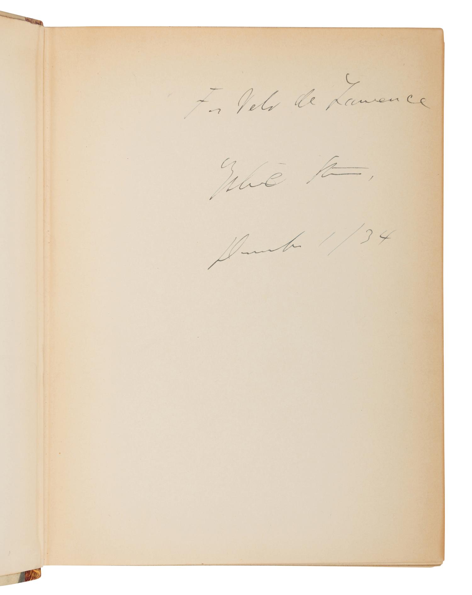 STEIN, Gertrude (1874-1946). Portraits and Prayers. New York: Random House, 1934.