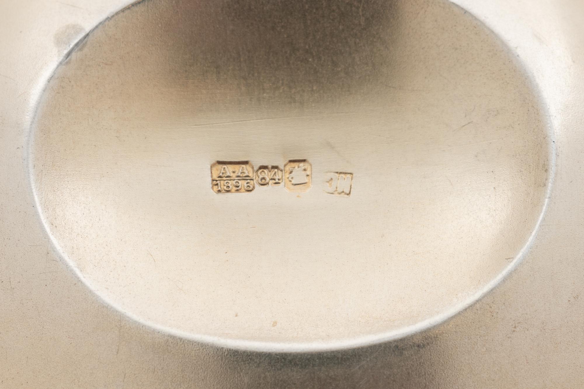 A Large Russian Silver-Gilt and Shaded Enamel Presentation Kovsh