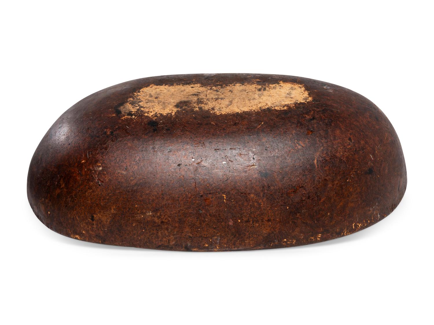 A Large Burl Maple or Ash Dough Bowl