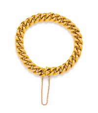 An 18 Karat Yellow Gold Bracelet, French,