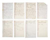 [BUSINESS & INDUSTRY]. Extensive manuscript archive involving the Singer Manufacturing Company and associated employees, agents, manufacturers, and clients.