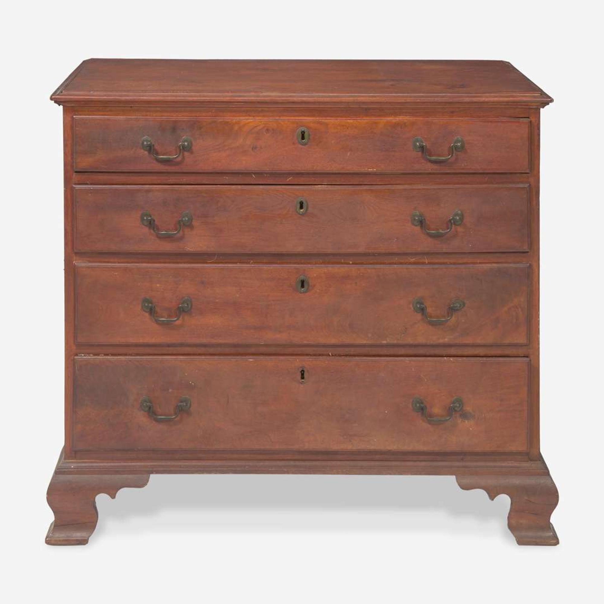 A Chippendale carved walnut chest of drawers Philadelphia, PA, circa 1780