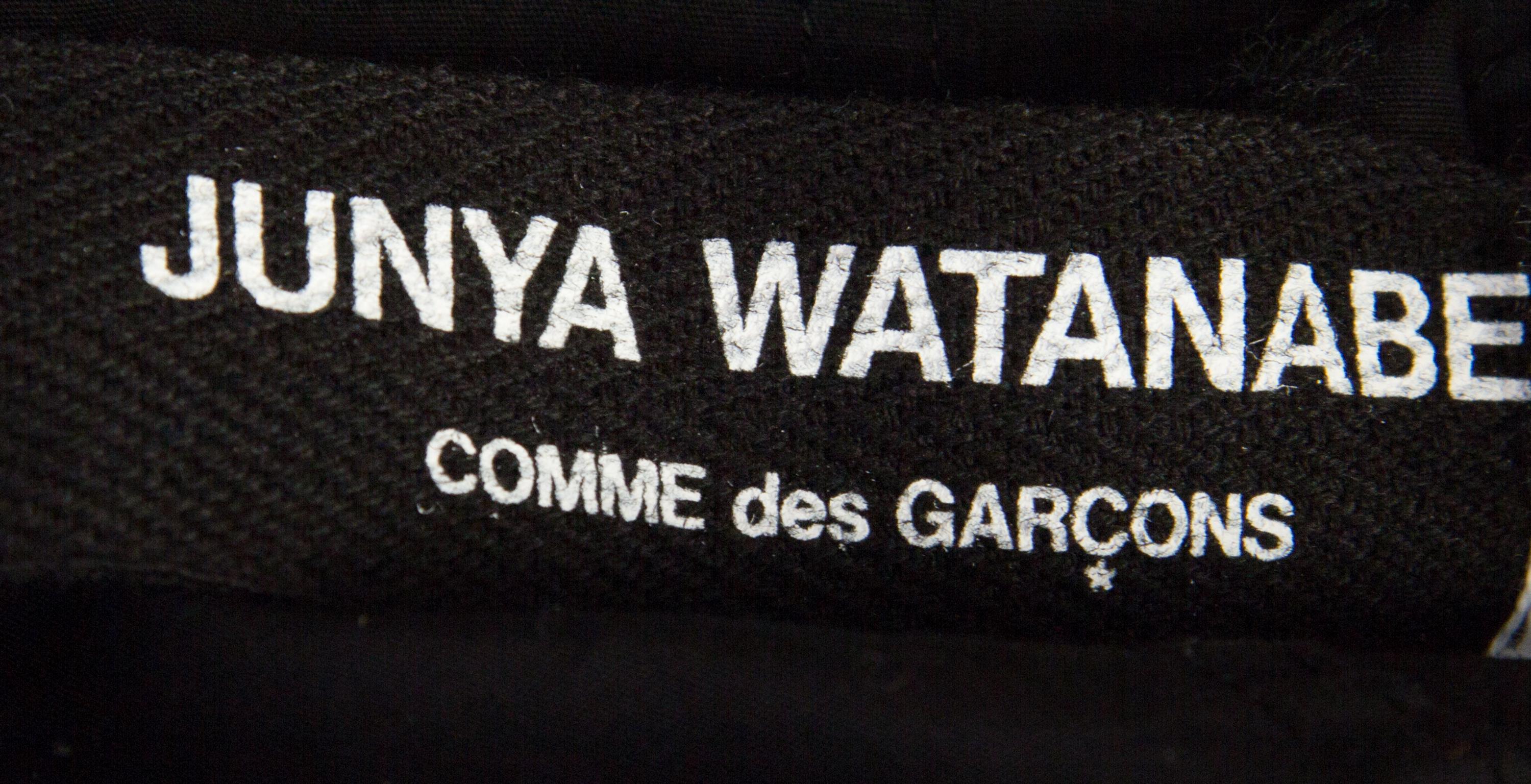 A Junya Wantanabe Black Cotton Parachute Ensemble, Jacket size S, pant size M.