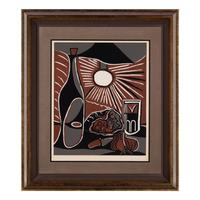 Pablo Picasso (Spanish, 1881–1973) — Nature morte à la bouteille, 1962