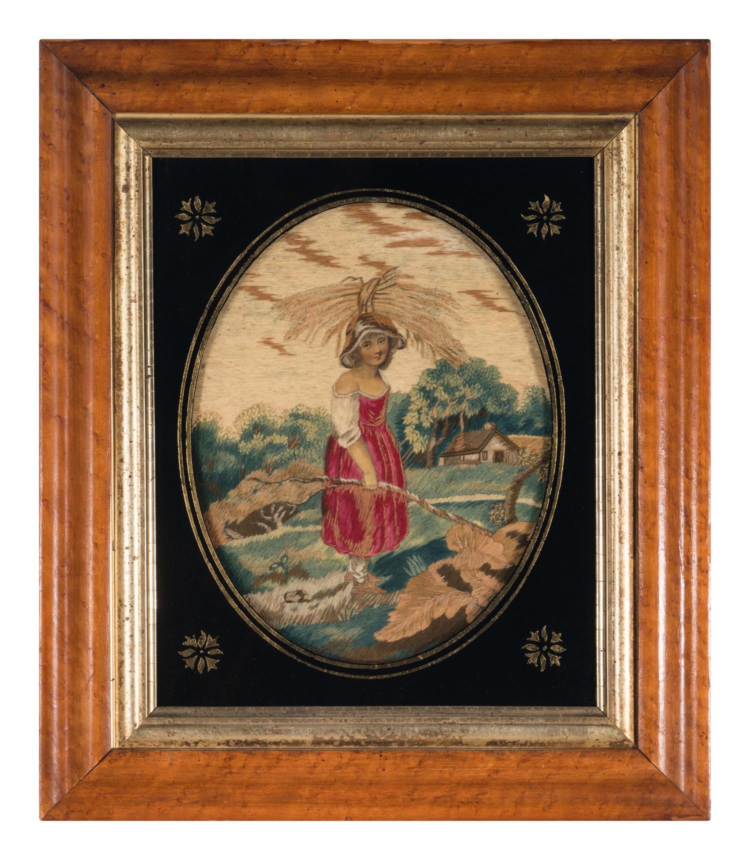 Three English Needlework Pictures