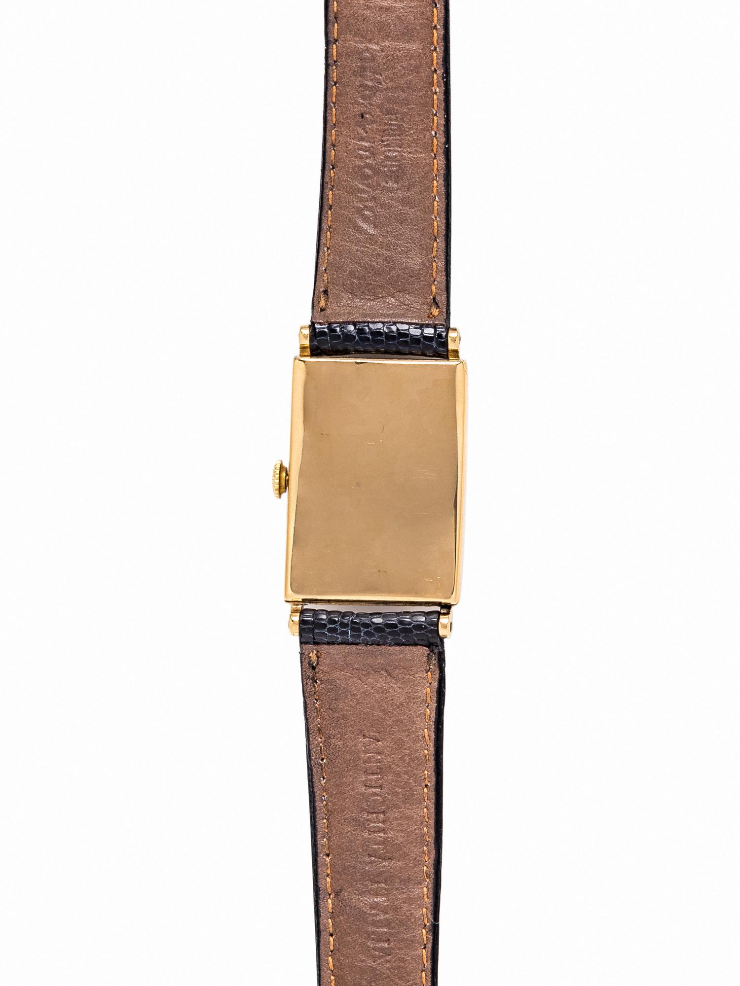 PATEK PHILIPPE, 18K YELLOW GOLD REF. 10 WRISTWATCH