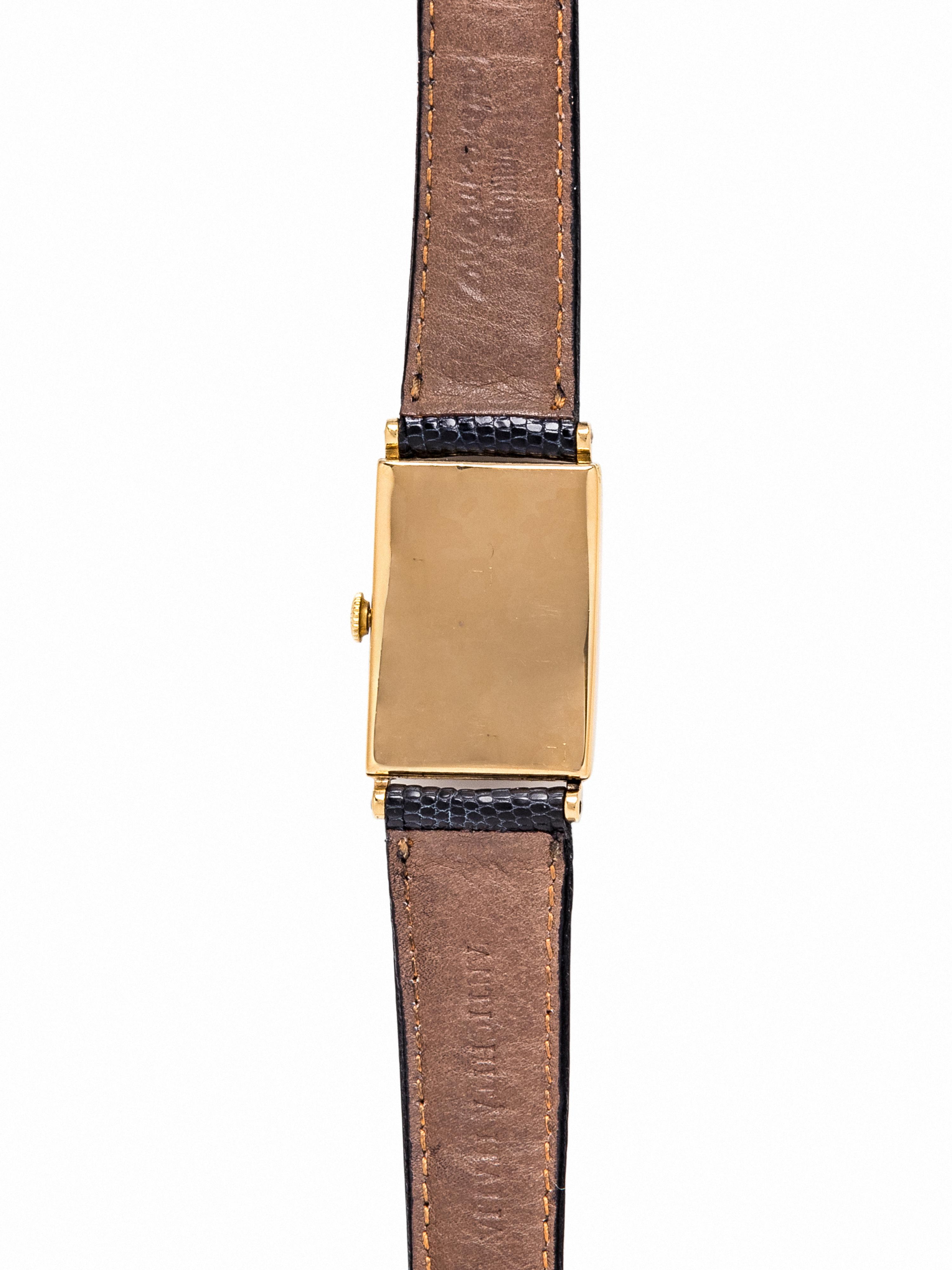 PATEK PHILIPPE, 18K YELLOW GOLD REF. 10 WRISTWATCH