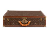 Louis Vuitton Alzer 60 Hard Side Suitcase in Monogram Canvas, Mid 20th Century
