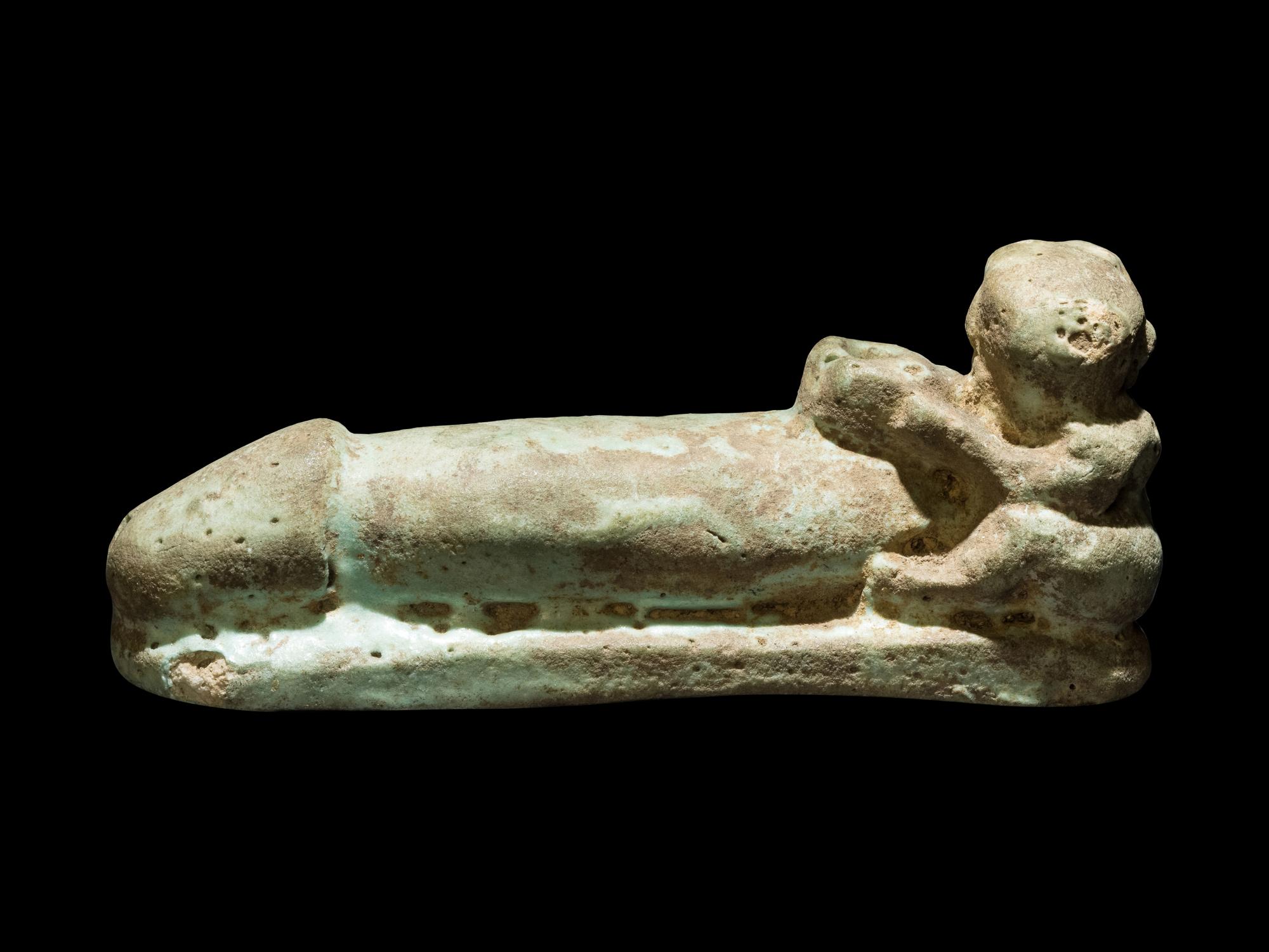 An Egyptian Faience Eroticon