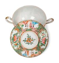 25 Chinese Export Rose Medallion Porcelain Wares