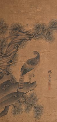 A Korean 'Hawk' Painting