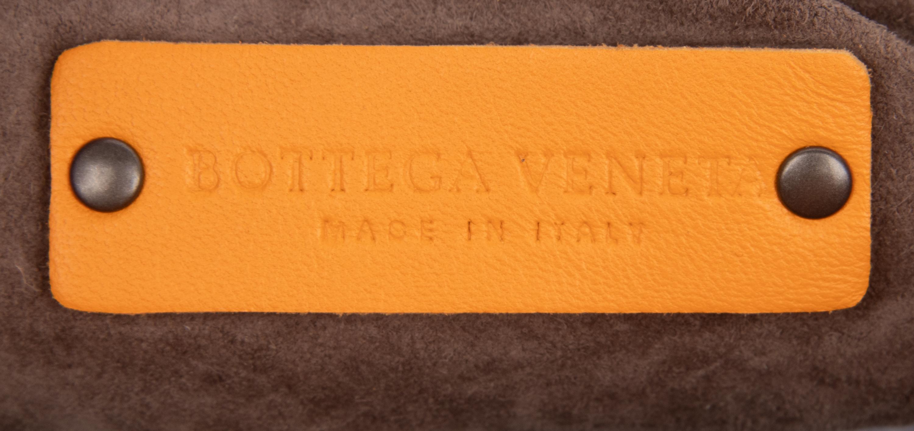 BOTTEGA VENETA, TANGERINE INTRECCIATO HOBO BAG