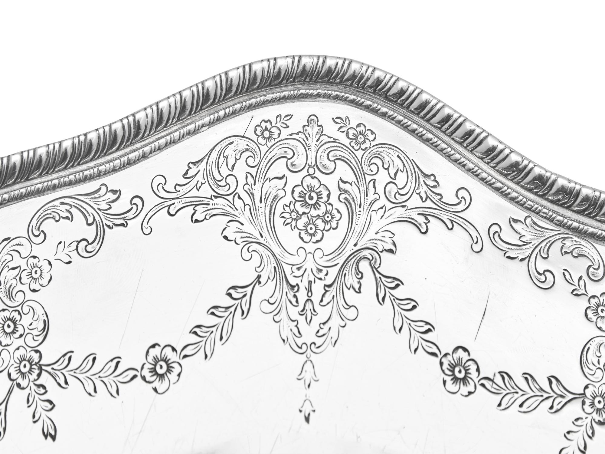Three American Silver Platters