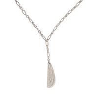 MOVADO, WHITE GOLD AND DIAMOND PENDANT NECKLACE
