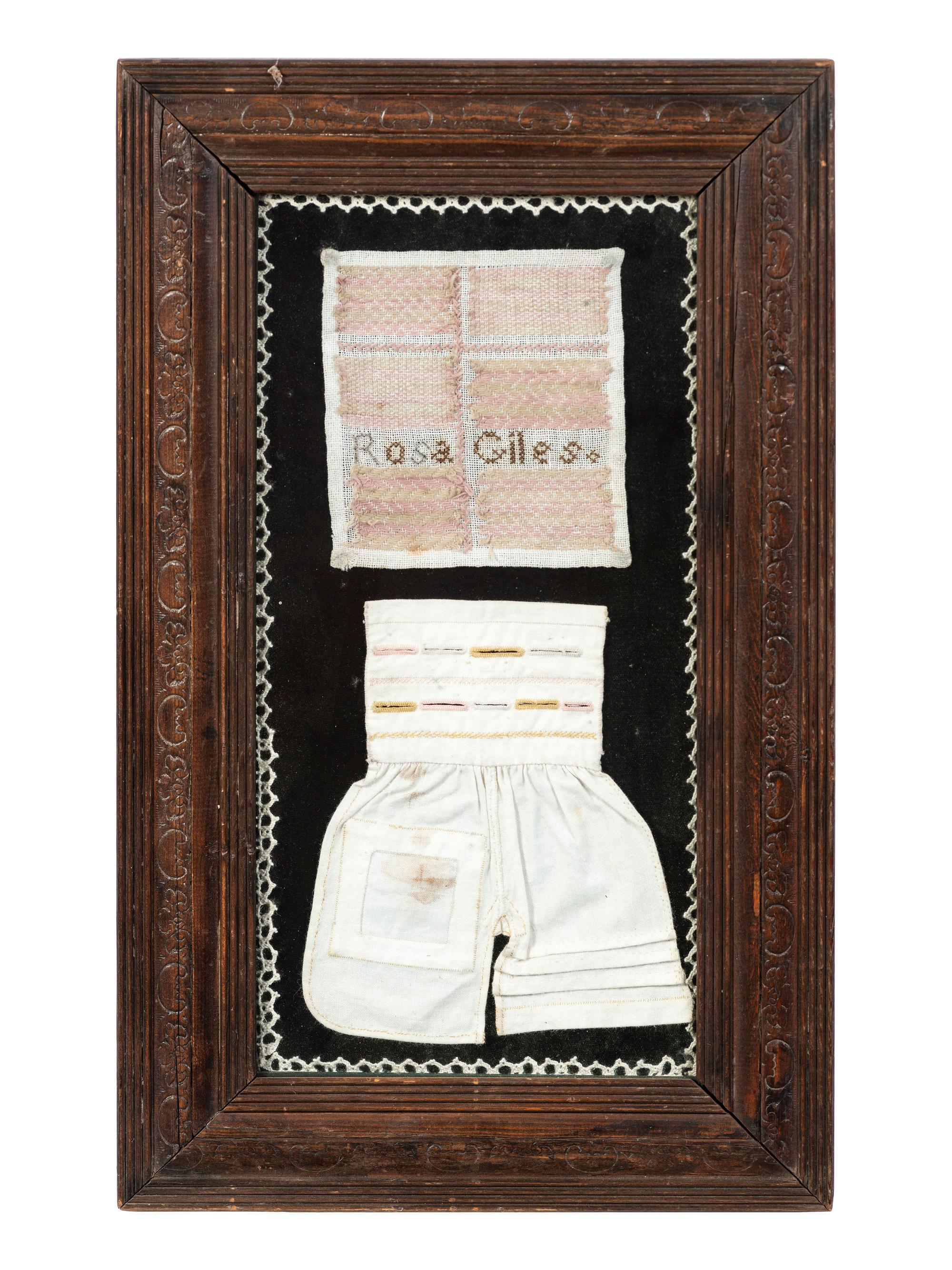 Seven Needlework Embroidered Schoolgirl's Samplers