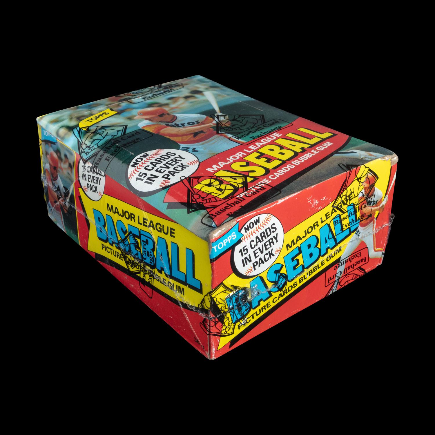 An Unopened Wax Box of 1980 Topps Baseball Cards – Possible Rickey Henderson Rookie (BBCE Certified)