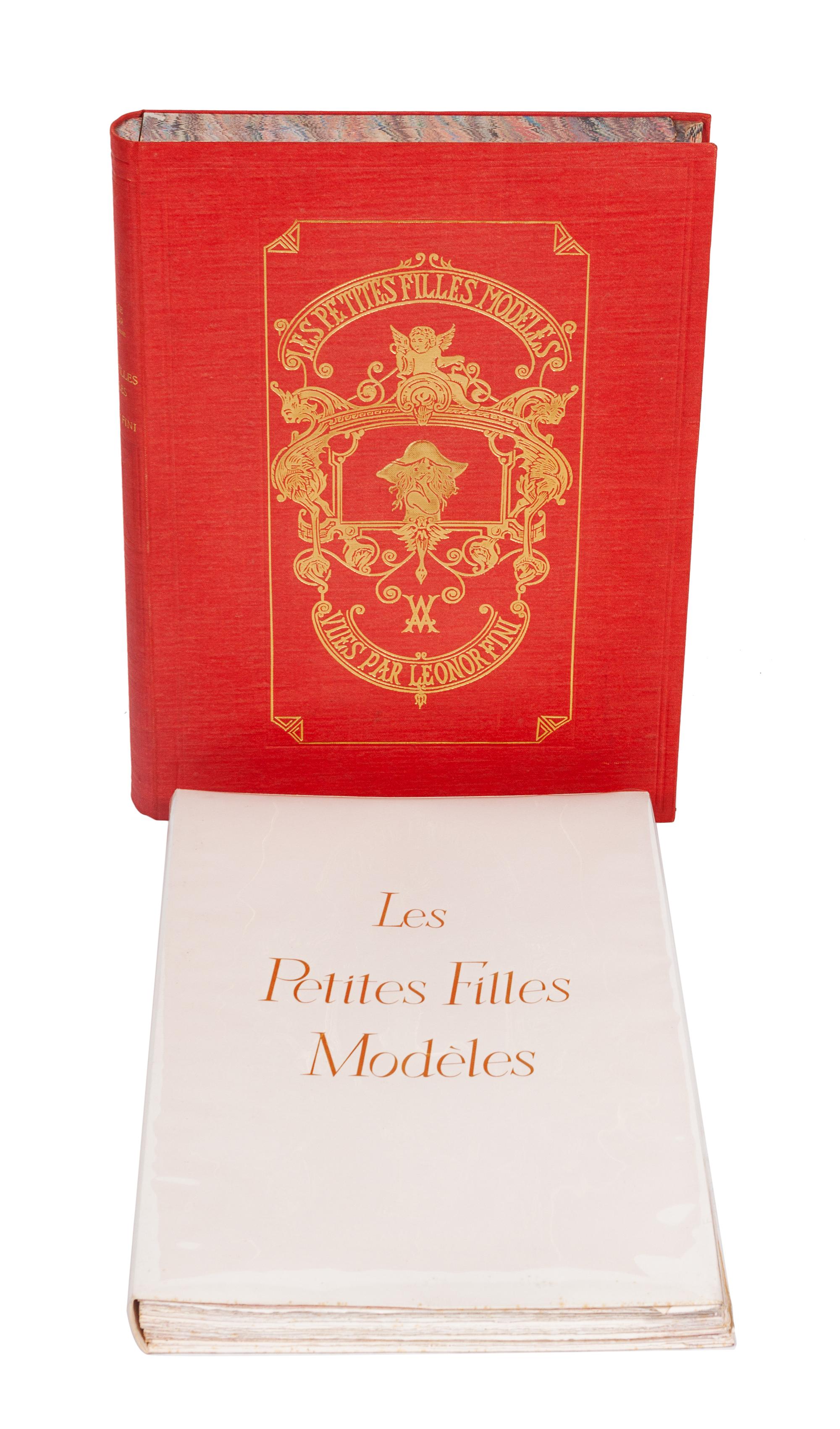 FINI, Leonor (Eleonora). Les Petites Filles Modeles. Paris, 1973. Height of slipcover 23 3/4 inches.