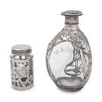Two Mexican Silver Overlay Articles