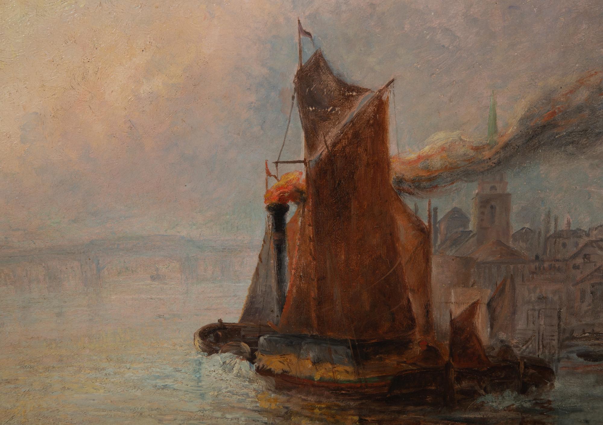 Harbour at Sunset, 1885