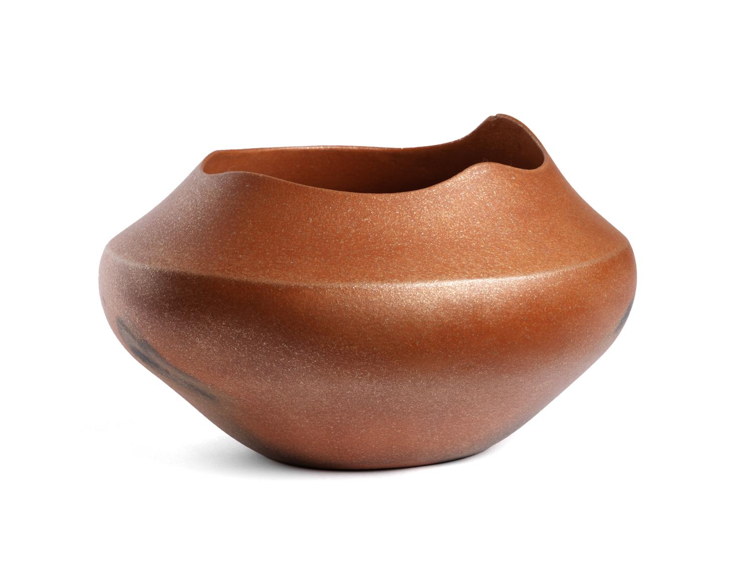 Large Micaceous Pottery Bowl