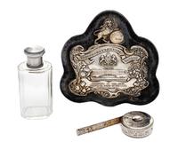 A Group of Three Silver Desk Articles, various makers, comprising an Edwardian silver presentation plaque reading Toogood Championship